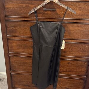 Altar'd State Black Spaghetti Strap Dress
